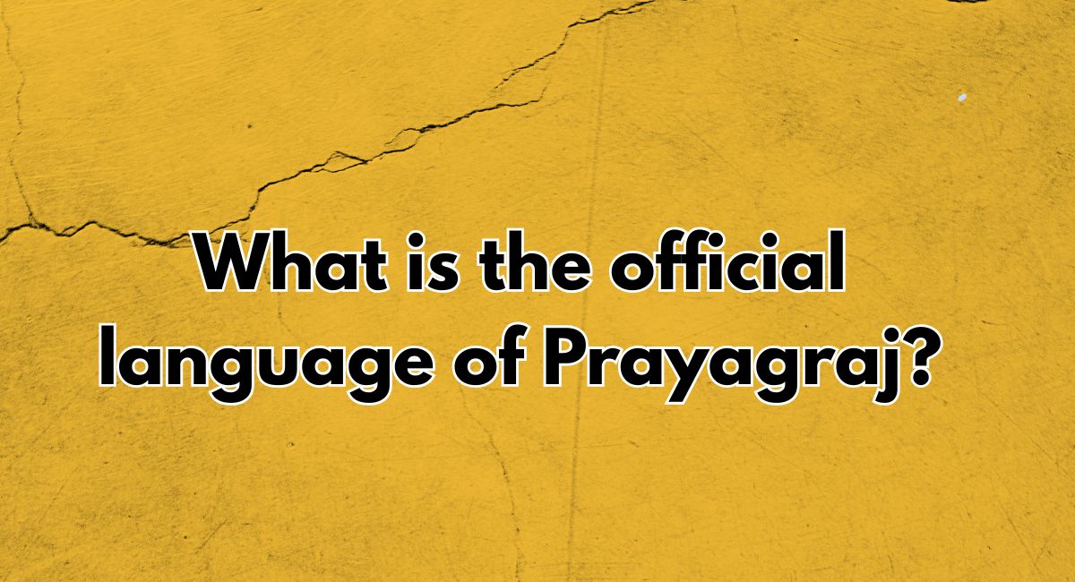 What is the official language of Prayagraj?