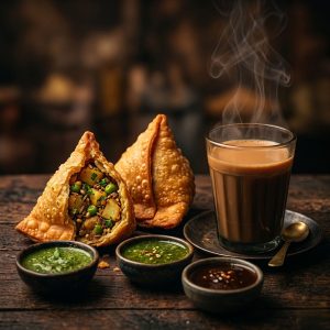 Samosa and Tea Combo
